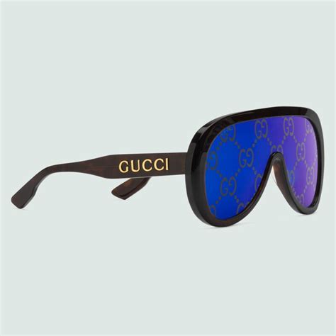 mascherine firmate gucci prezzo|Occhiali da sole a mascherina in Multicolore .